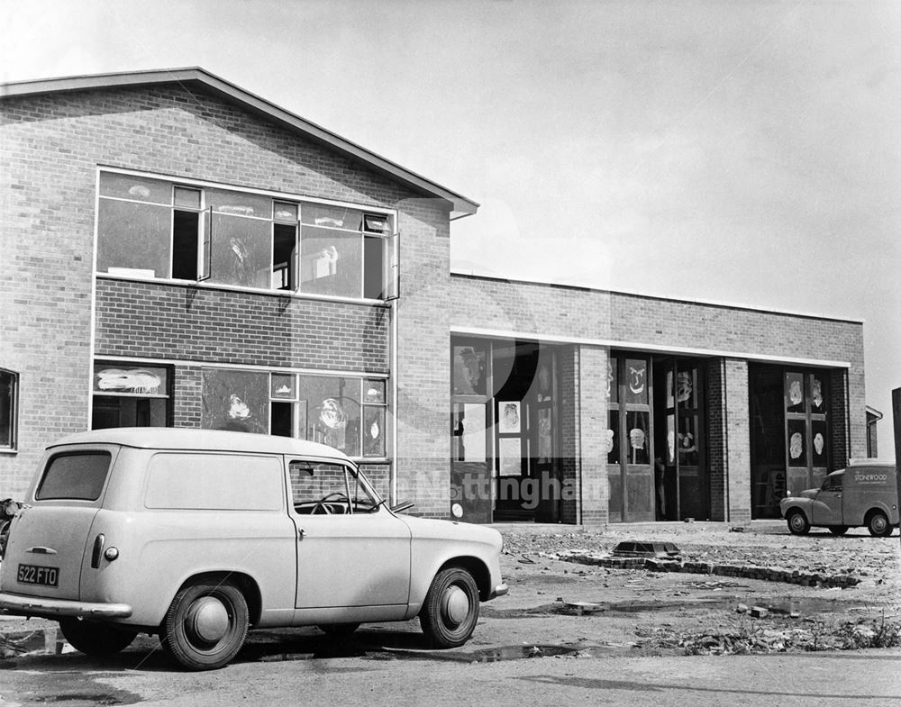 New Fire Station, Abbey Street, Dunkirk, 1960