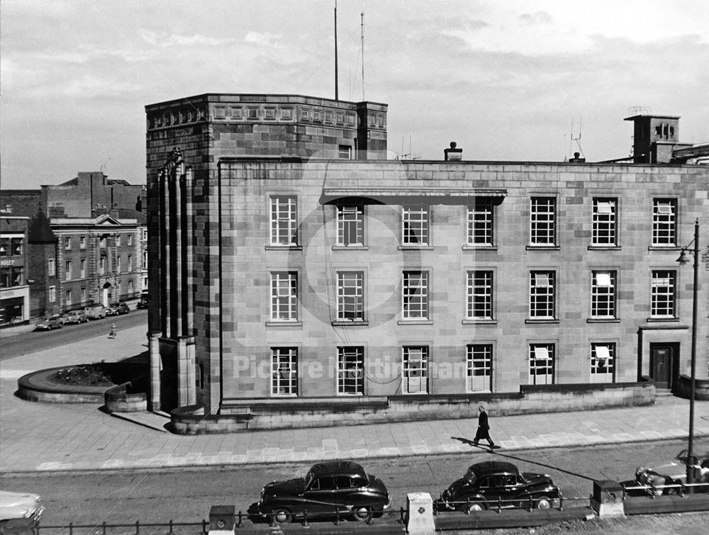 Former City Fire Service HQ, Shakespeare Street, Nottingham, 1958