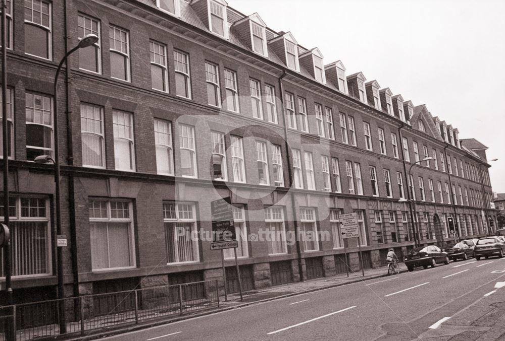 Tenement factory block, Castle Boulevard, Nottingham, c 2000s