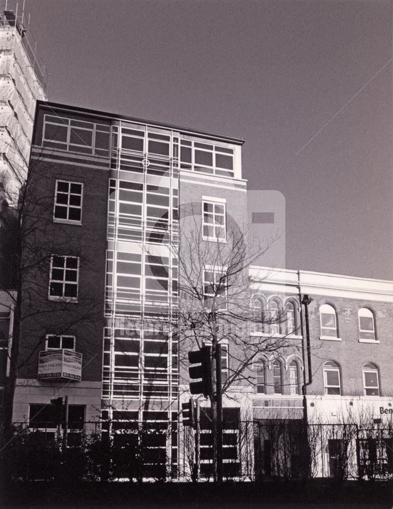 New Apartment Block, Maid Marian Way, Nottingham, c 2005