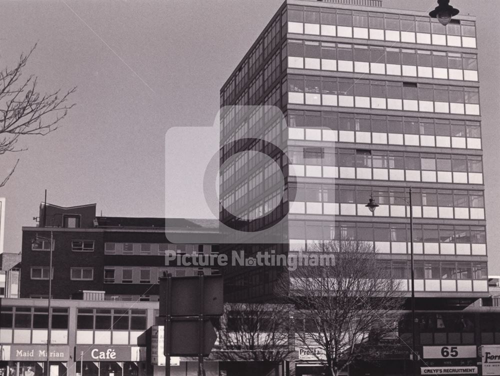 Maid Marian Way, Nottingham, c 2000s