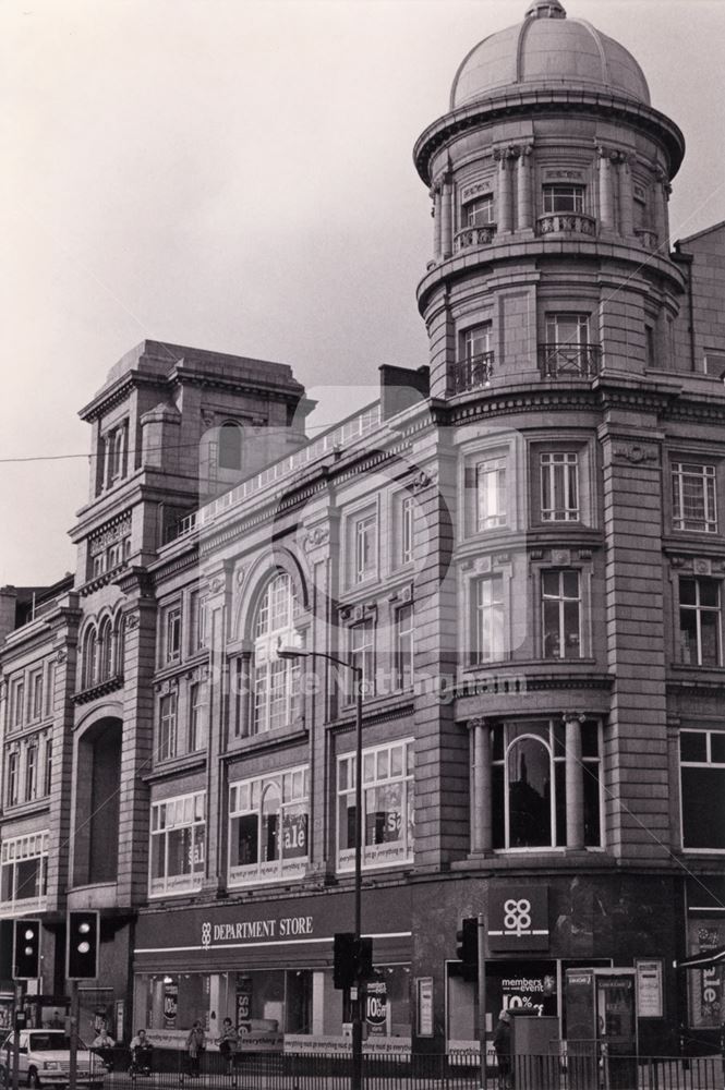 Co-Operative Society Department Store, Upper Parliament Street, Nottingham, c 2002