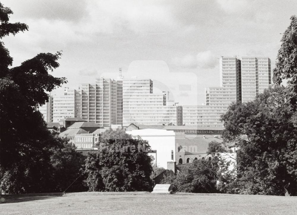 Victoria Centre Flats, Bath Street Rest Garden, Nottingham, c 2000s