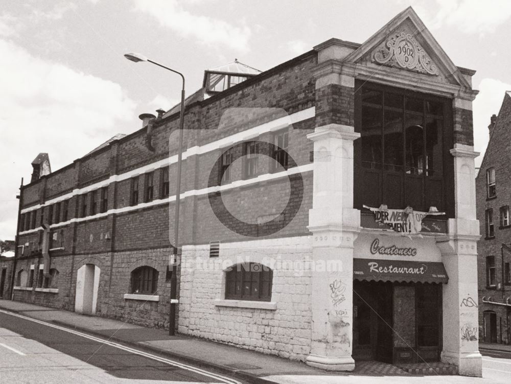 Restaurant at Juncton of Wollaton Street and Talbot Street, Nottingham, c 2000s