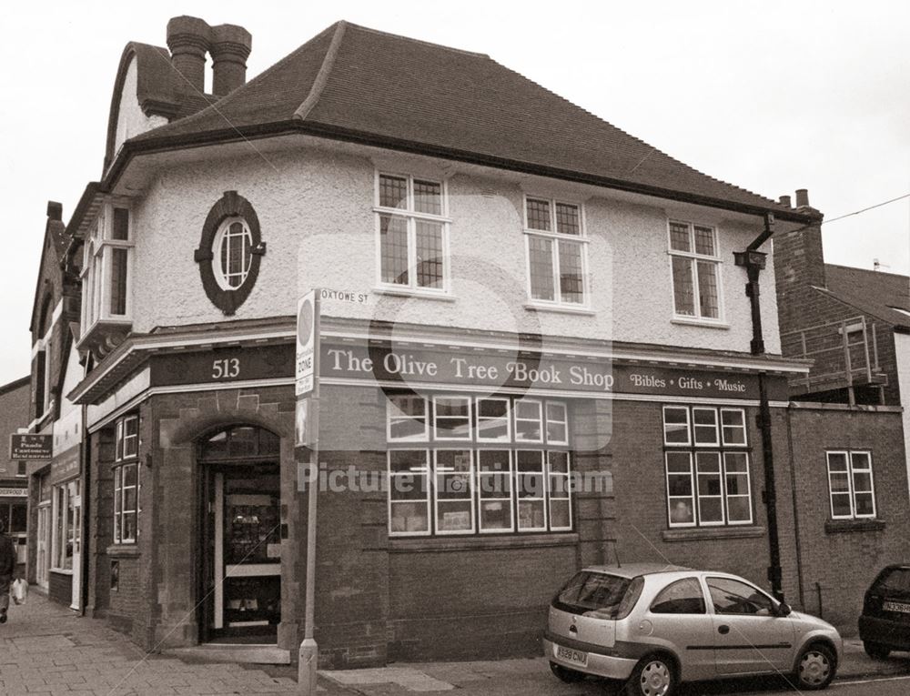 Olive Tree Book Shop, corner of Mansfield Road and Broxtowe Street, Sherwood