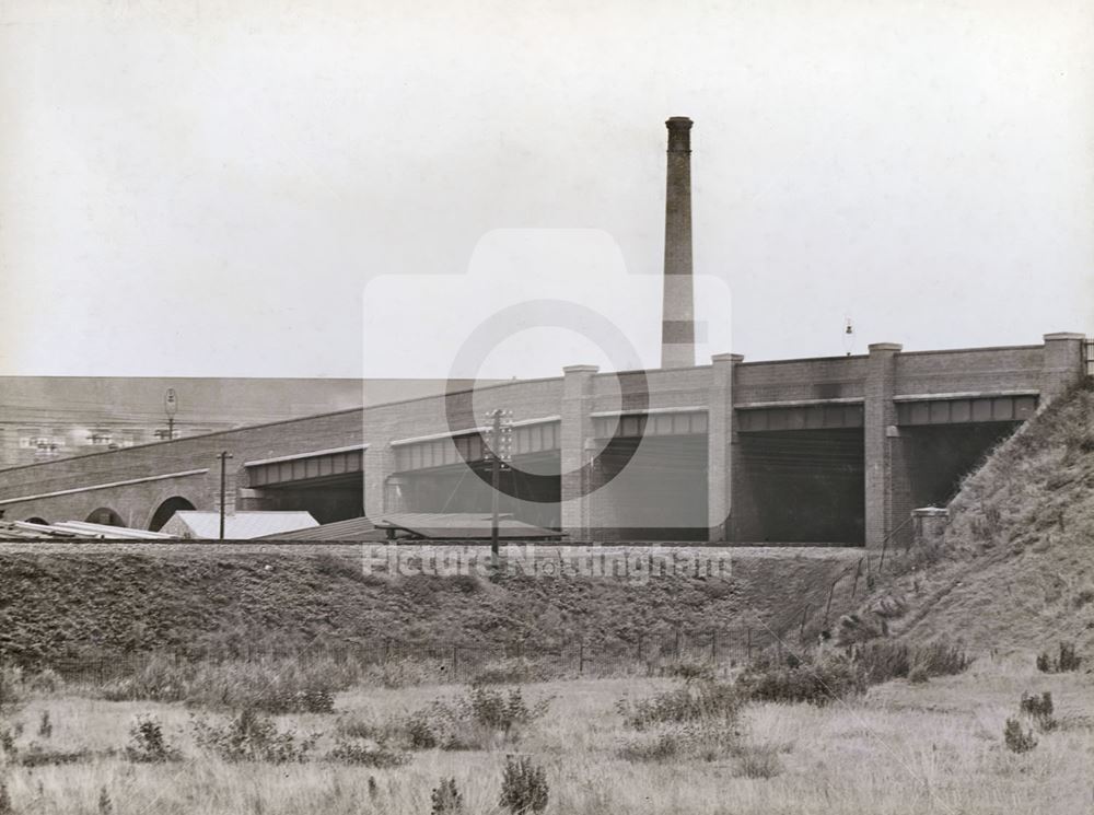 Abbey Bridge - Castle Boulevard extension, Nottingham, 1930