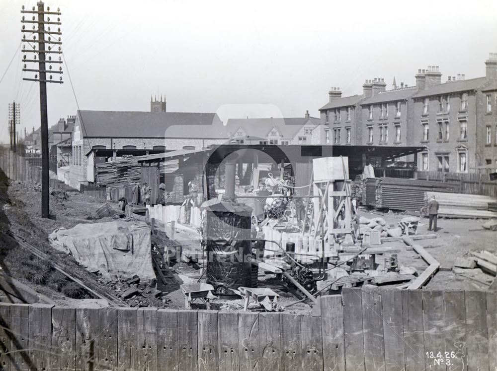 Abbey Bridge - Castle Boulevard extension, Nottingham, 1926