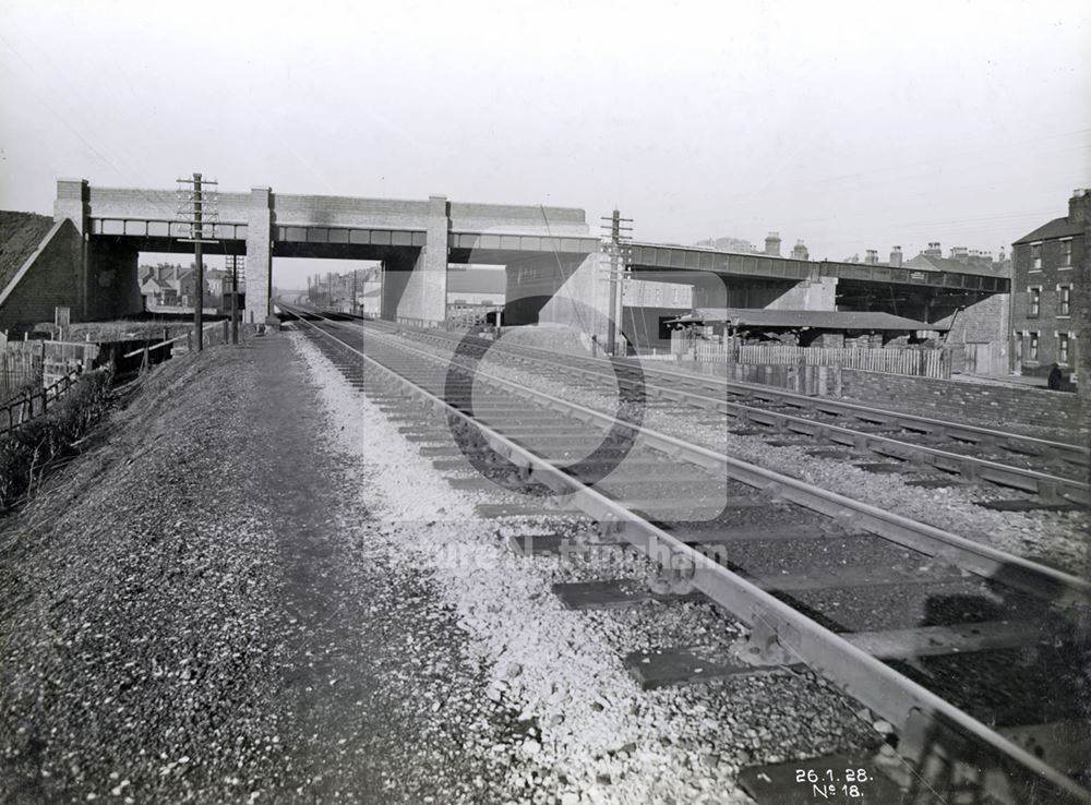 Abbey Bridge - Castle Boulevard extension, Nottingham, 1928