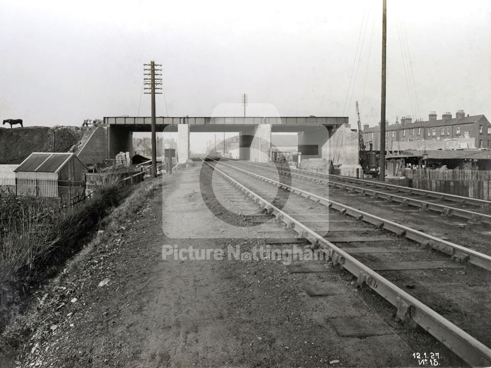 Abbey Bridge - Castle Boulevard extension, Nottingham, 1927