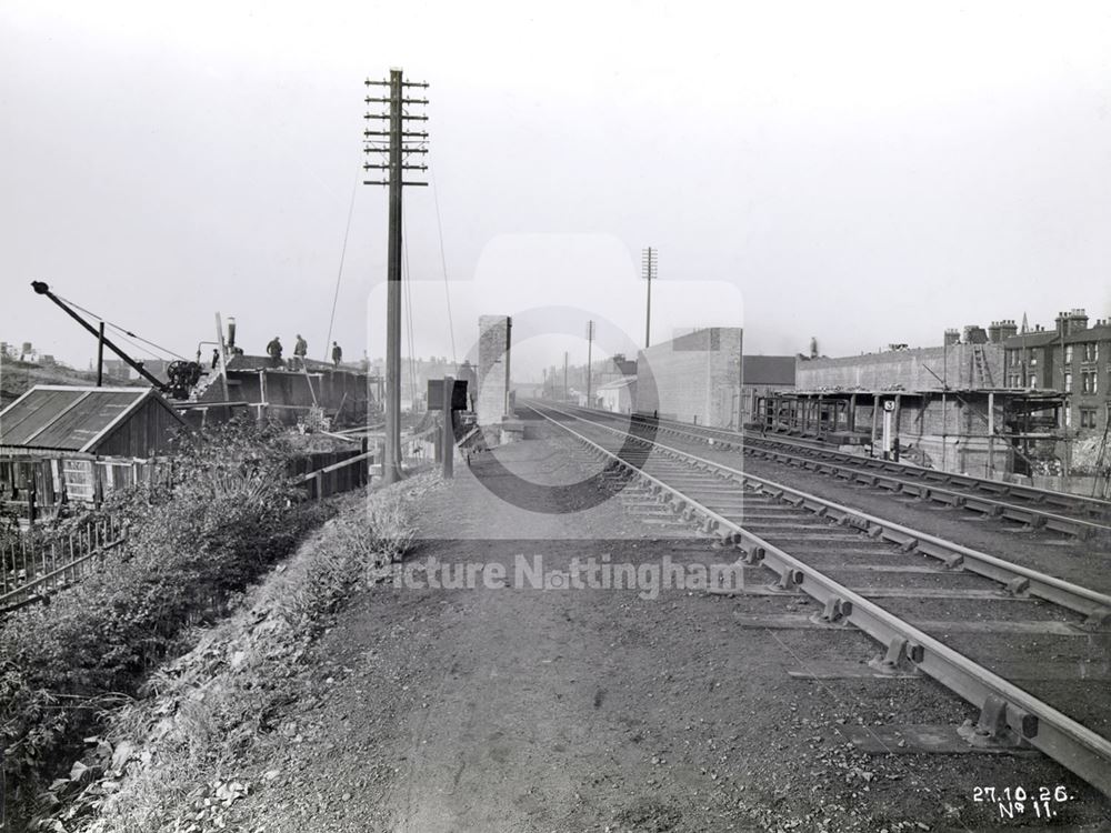 Abbey Bridge - Castle Boulevard extension, Nottingham, 1926