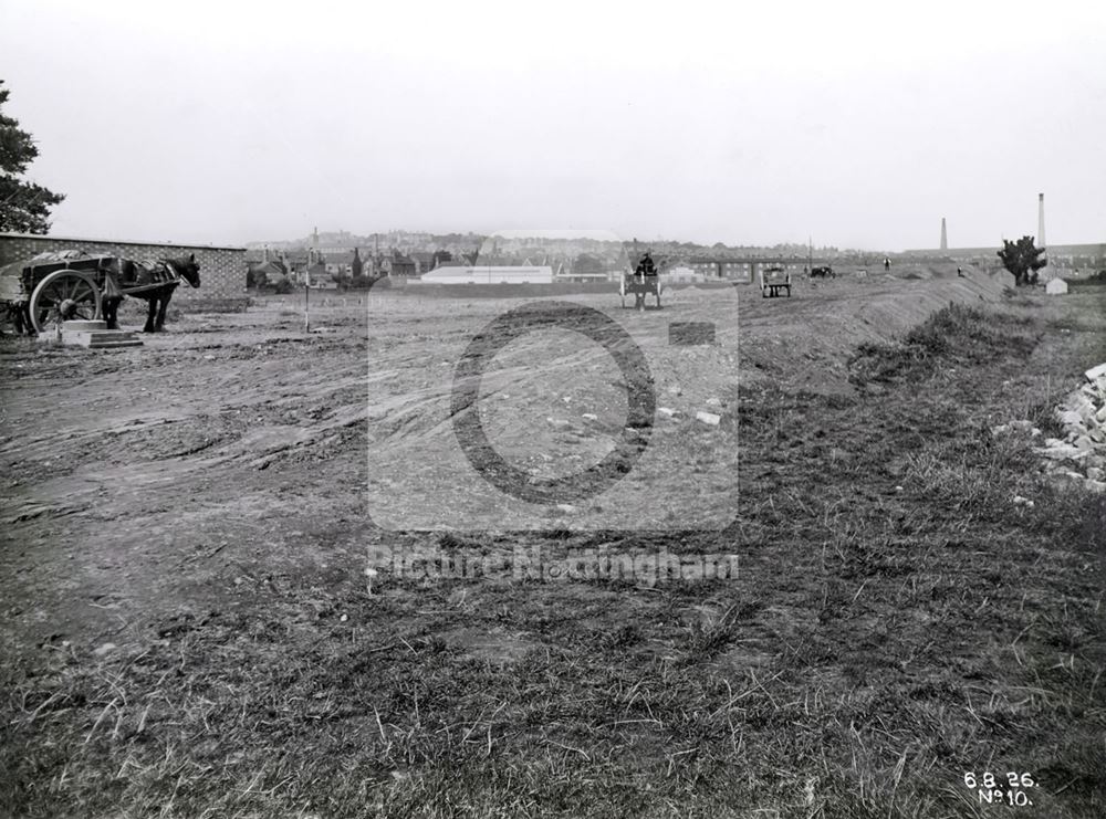 Abbey Bridge - Castle Boulevard extension, Nottingham, 1926