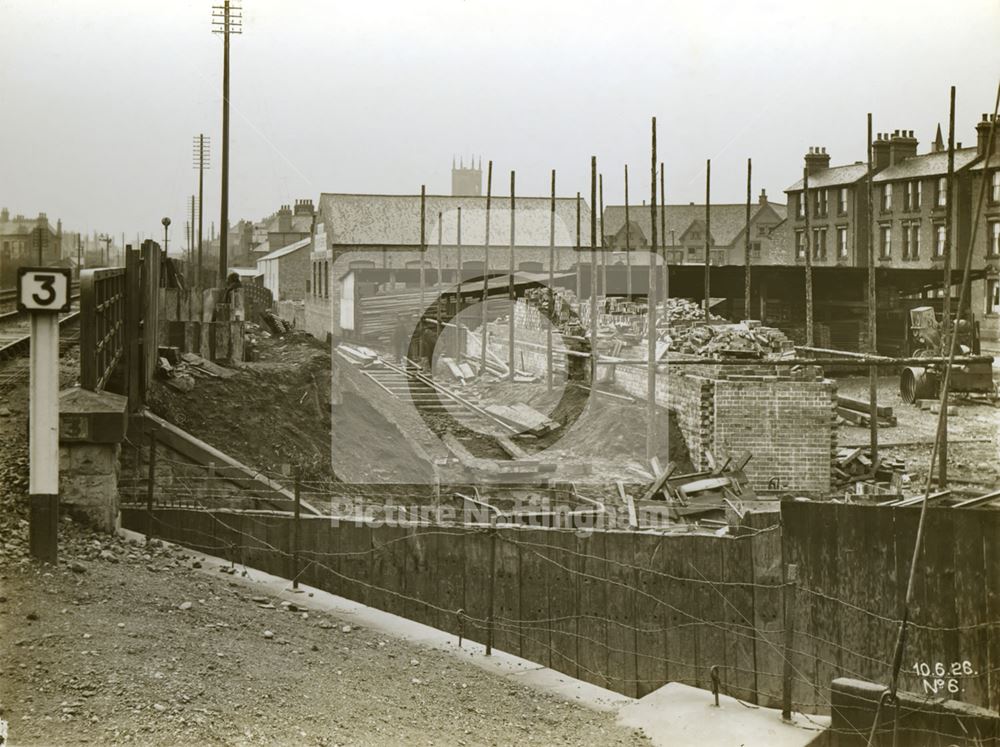 Abbey Bridge - Castle Boulevard extension, Nottingham, 1926