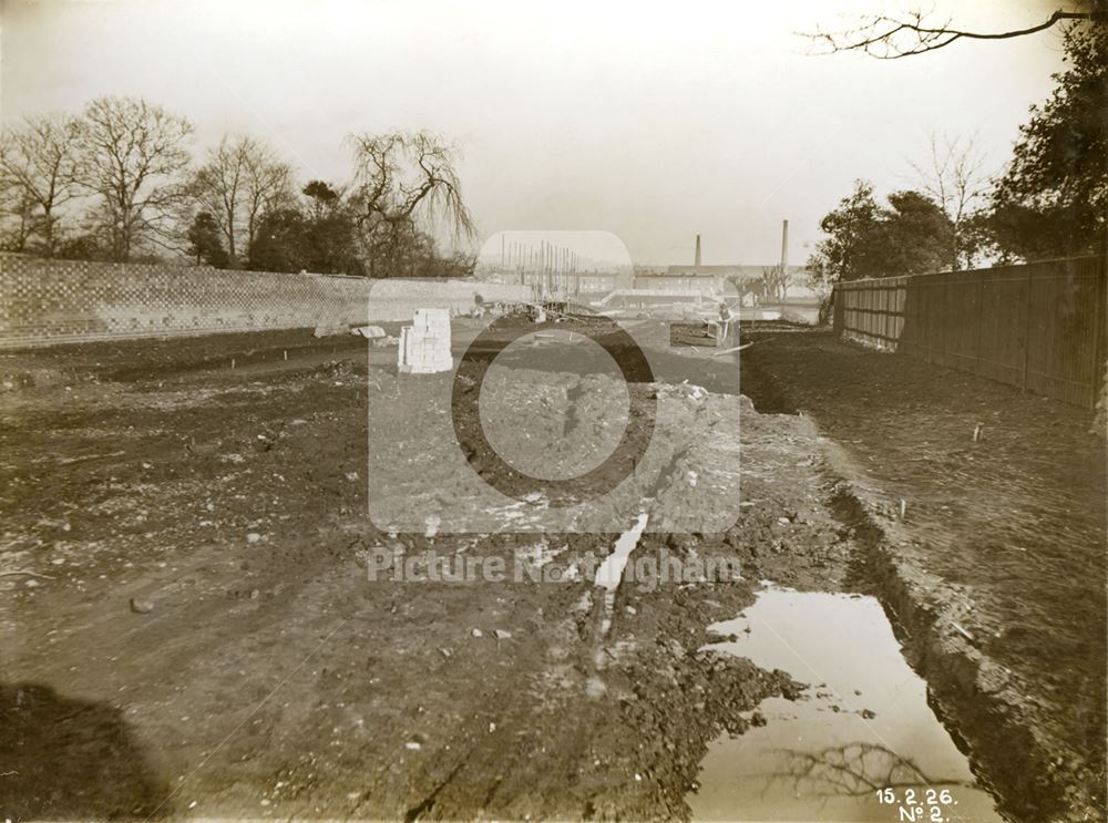 Abbey Bridge - Castle Boulevard extension, Nottingham, 1926