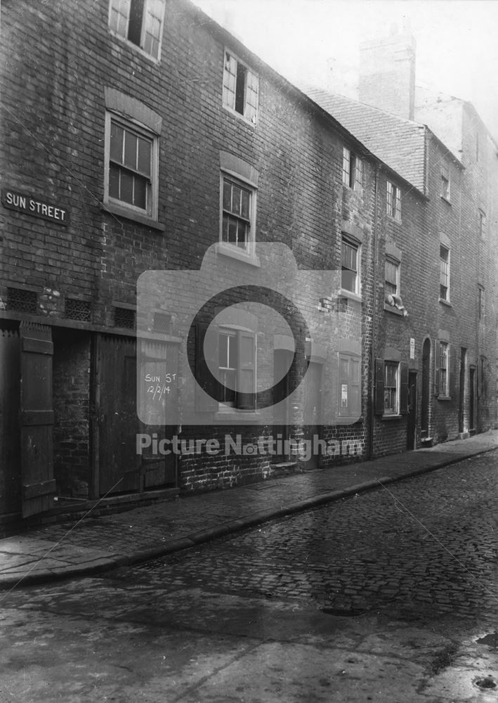 Sun Street (formerly Sherwin Street), Nottingham, 1914