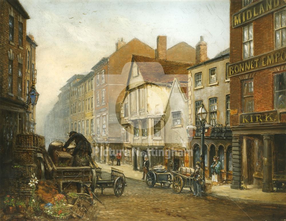 The Poultry by R.A. Moore, Nottingham, 1880s?