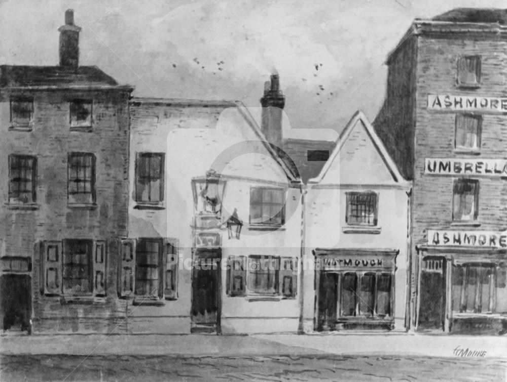 Reindeer Inn, Wheeler Gate, Nottingham, c 1890