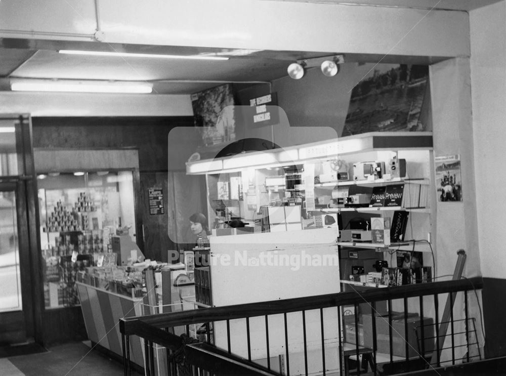 Electronics Counter, Boots The Chemists, High Street, Nottingham, 1972