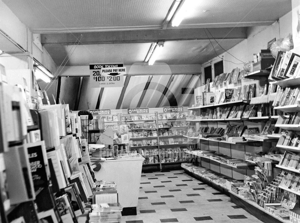 Book Department, Boots The Chemists, High Street, Nottingham, 1972