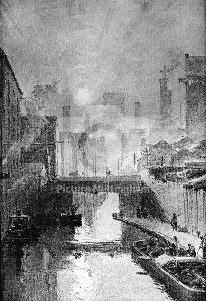 Nottingham Canal from Carrington Street, Nottingham, 1884