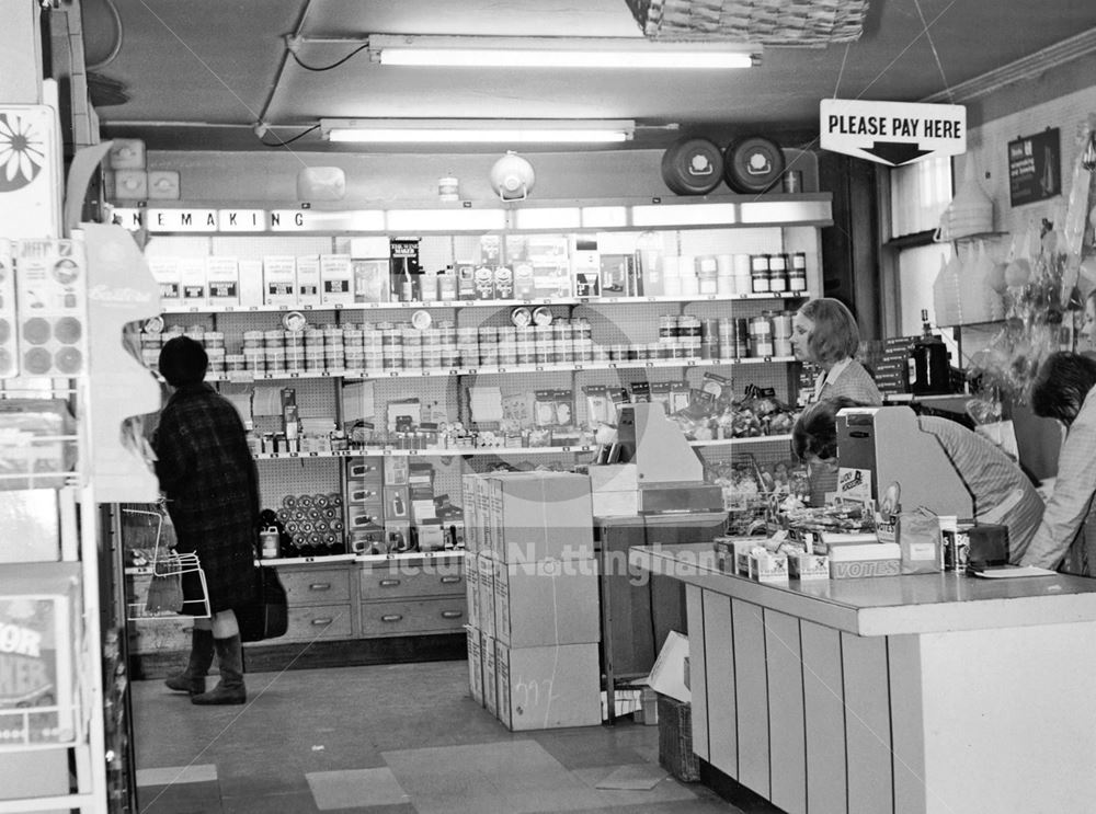 Wine-Making Department, Boots The Chemists, High Street, Nottingham, 1972