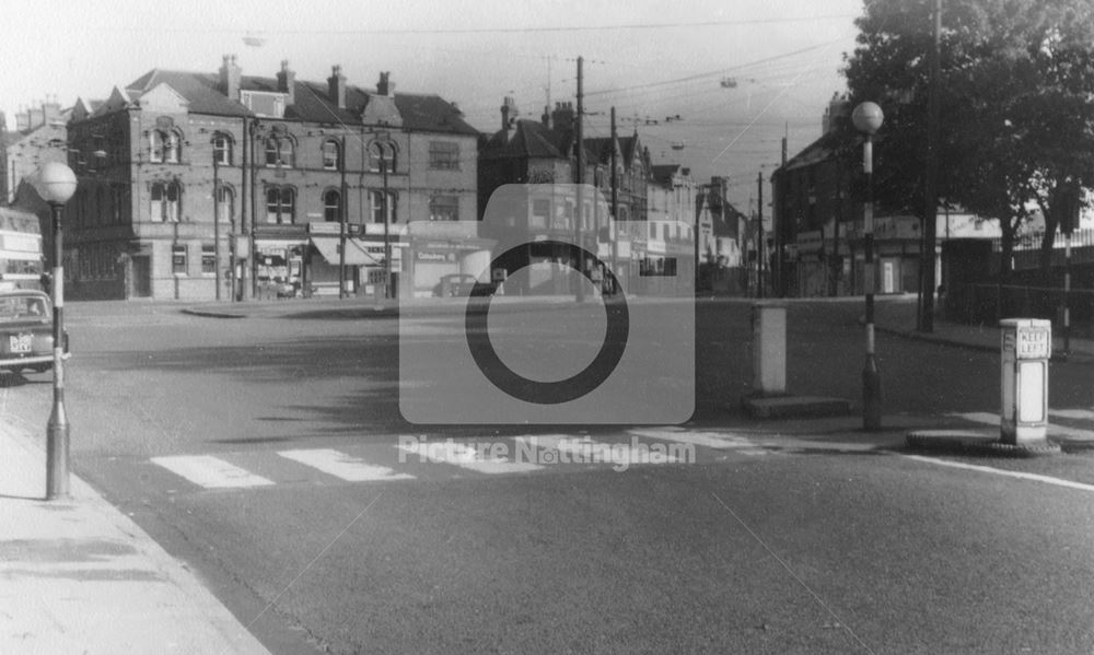 Bulwell Market, Market Place, Bulwell, 1961