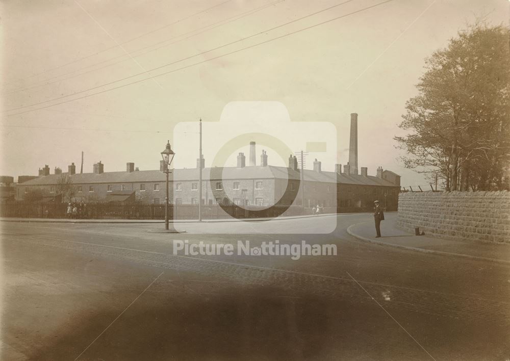 Cinderhill Road, Nuthall Road After Widening, Nottingham, 1925