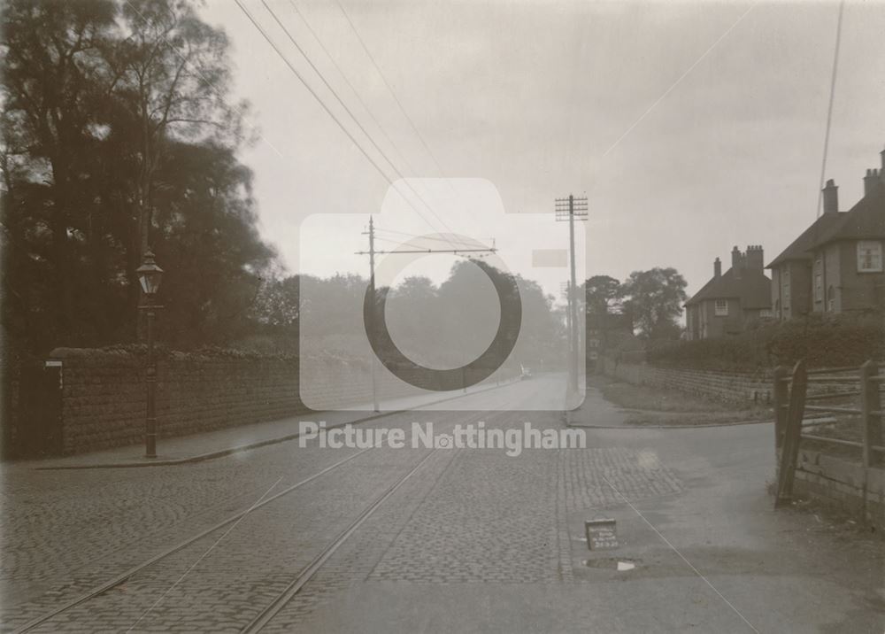 Nuthall Road Before Widening, Cinderhill, Nottingham, 1923