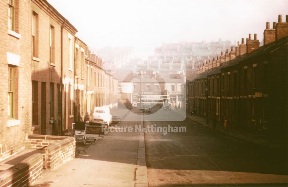 Cathcart Street, St Ann's, Nottingham, 1962