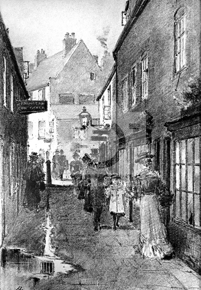 Trent Street, Nottingham, 1886