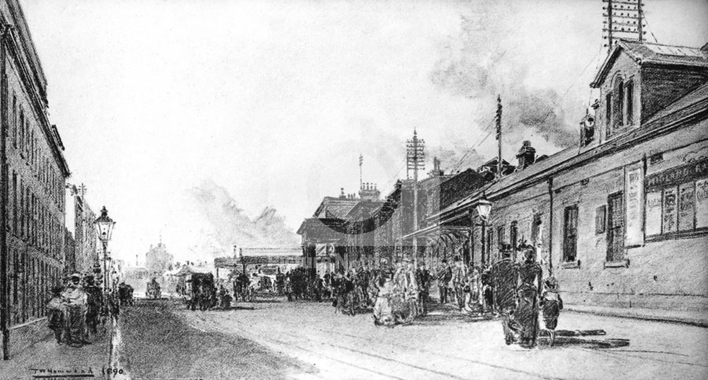 Old Midland Station, Station Street, Nottingham, 1890