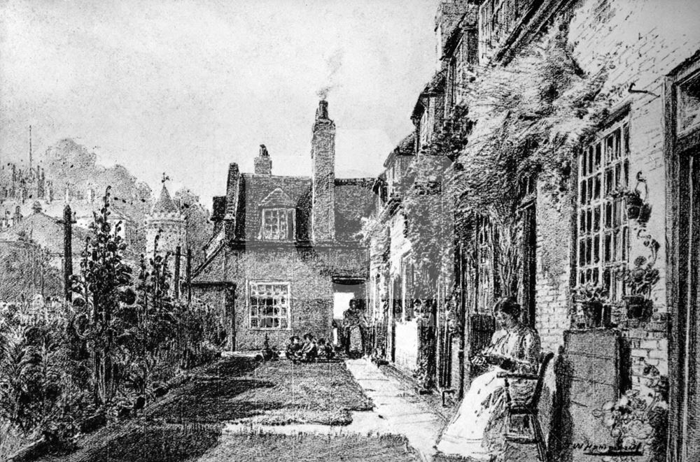 Jessamine Cottages, off Castle Terrace, Nottingham, 1918