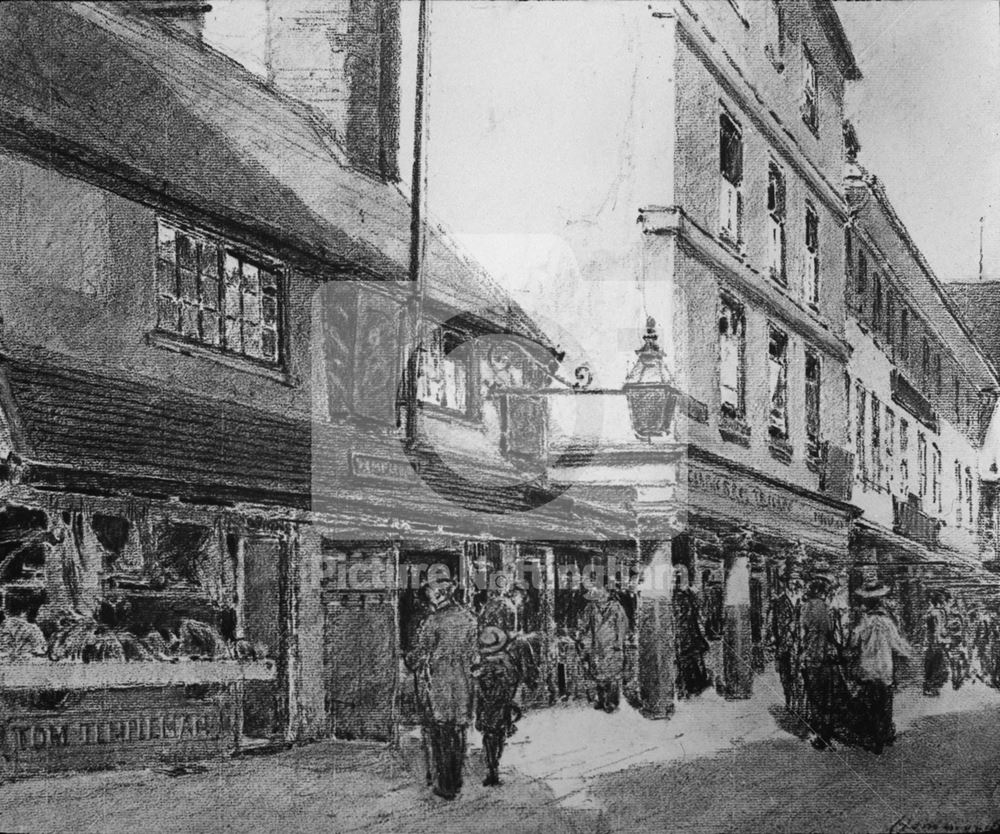 The Kirke White Tavern, Cheapside, 1906