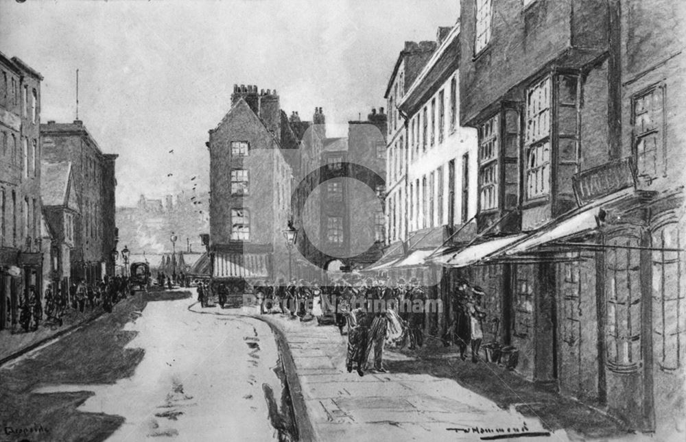 Cheapside, Nottingham, 1889