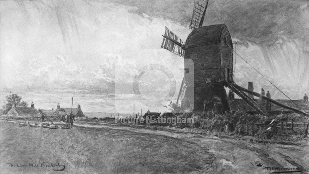 Lawn Mill or The Old Mill, Kimberley, Nottingham, 1900