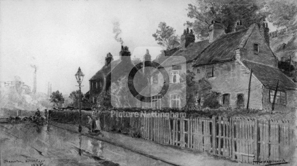 Cottages, Sneinton Hermitage, Sneinton, 1887