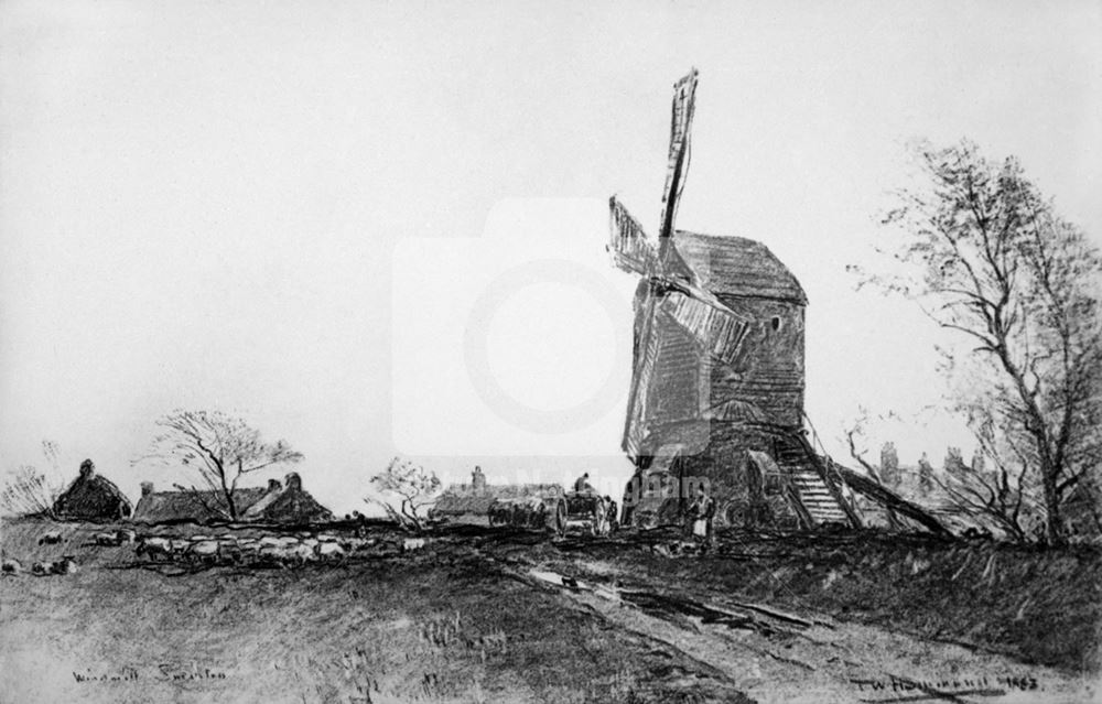 Oakland's Mill, Windmill Lane, Sneinton, Nottingham, 1883