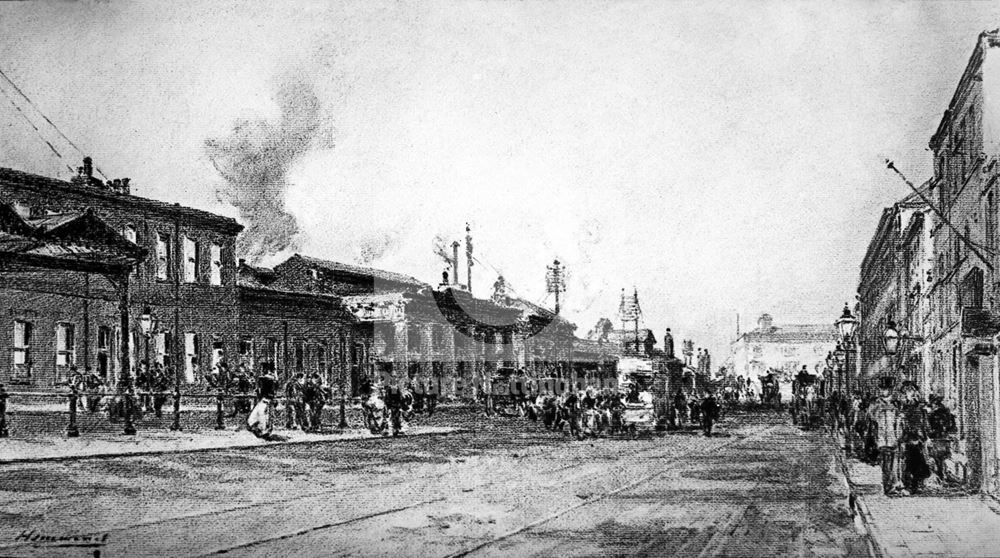 Old Midland Station, Station Street, Nottingham, 1886