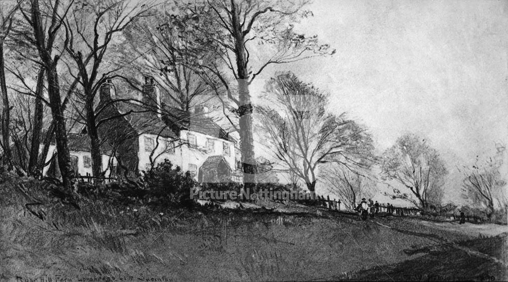 Rose Hill Farm, Long Hedge Lane (now Gordon Road), Sneinton, 1890