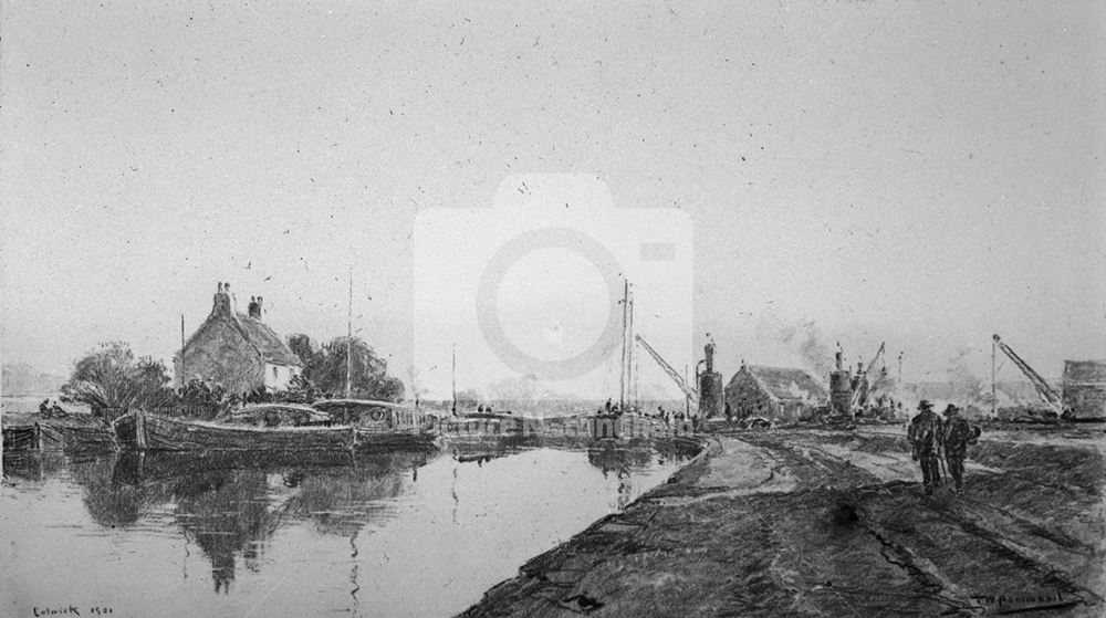 Holme Lock, Colwick Park, Nottingham, 1921