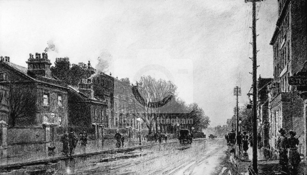 Derby Road From Canning Circus, Nottingham, 1902