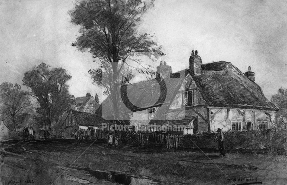 Thatched Cottage, Wilford Green, Wilford, Nottingham, 1882