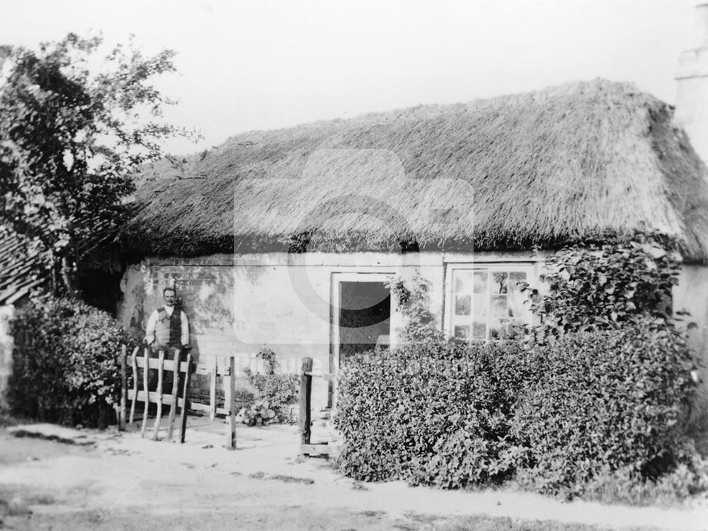 Cottage in Orston, c 1900