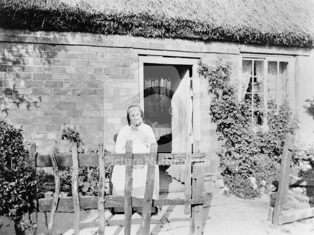 Cottage in Orston, c 1900