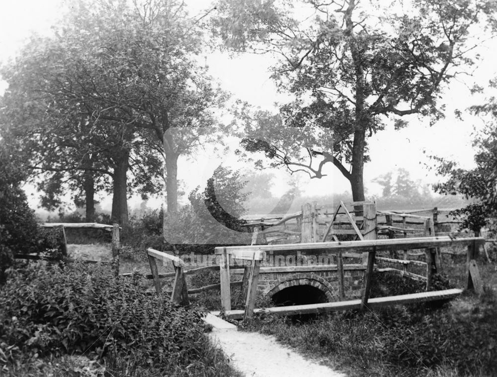 Row Lane Bridge, Orston, c 1900