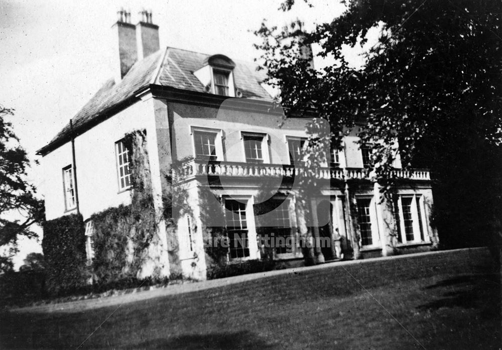 Orston Hall, off High Street, Orston, 1920