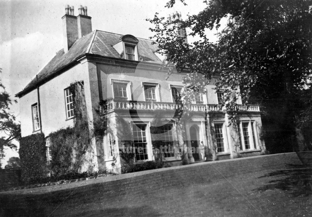 Orston Hall, off High Street, Orston, 1920