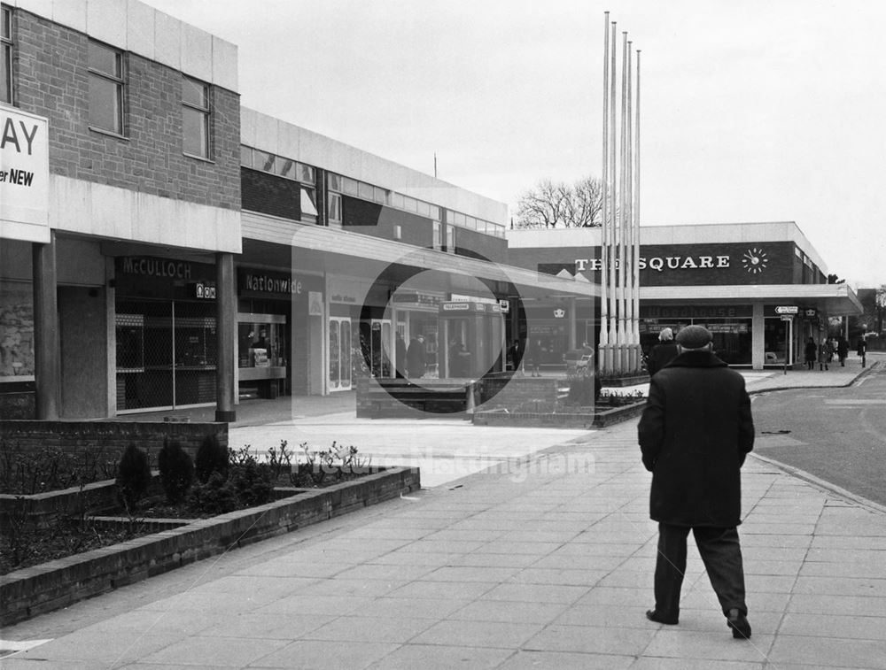 Beeston Square from High Road, Beeston, 1973