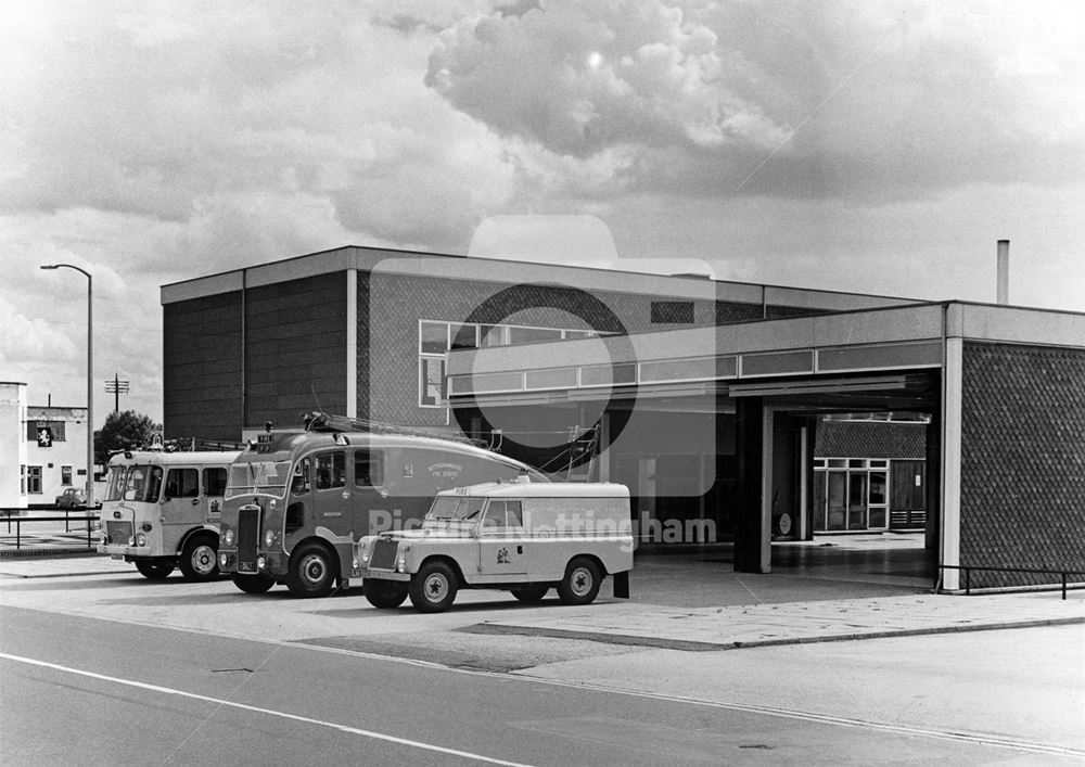 Fire Station, Station Road, Beeston, c 1970?