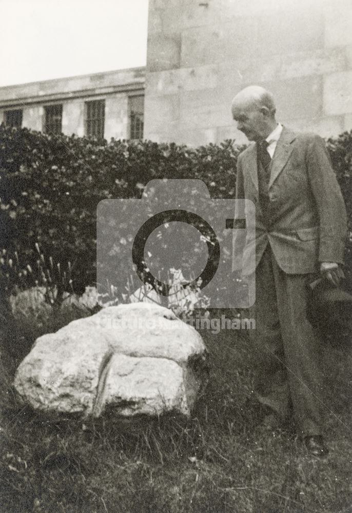 Bassington Stone, University Park, Nottingham, c 1950