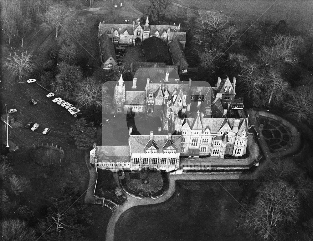 Aerial view of Bestwood Lodge, Bestwood, 1973